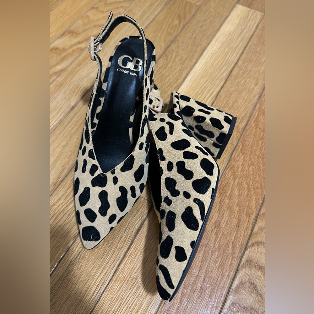 Gianni Binni Calf Hair Mules